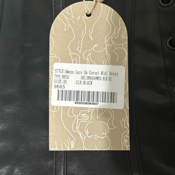 Meshki Amaya Lace up Corset Mini dress - Picture 5 of 6